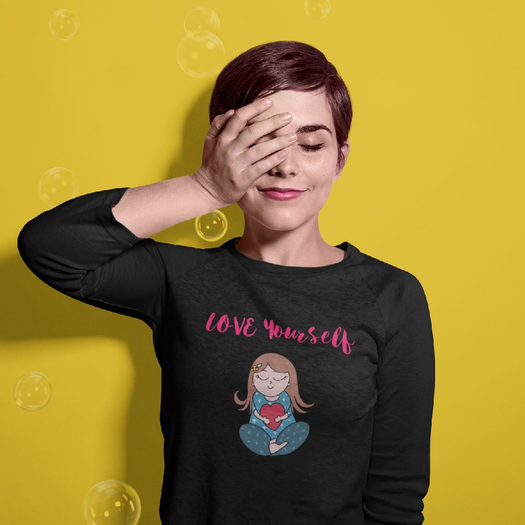 Love Yourself Womens Long Sleeve T Shirts Category Showcase Image