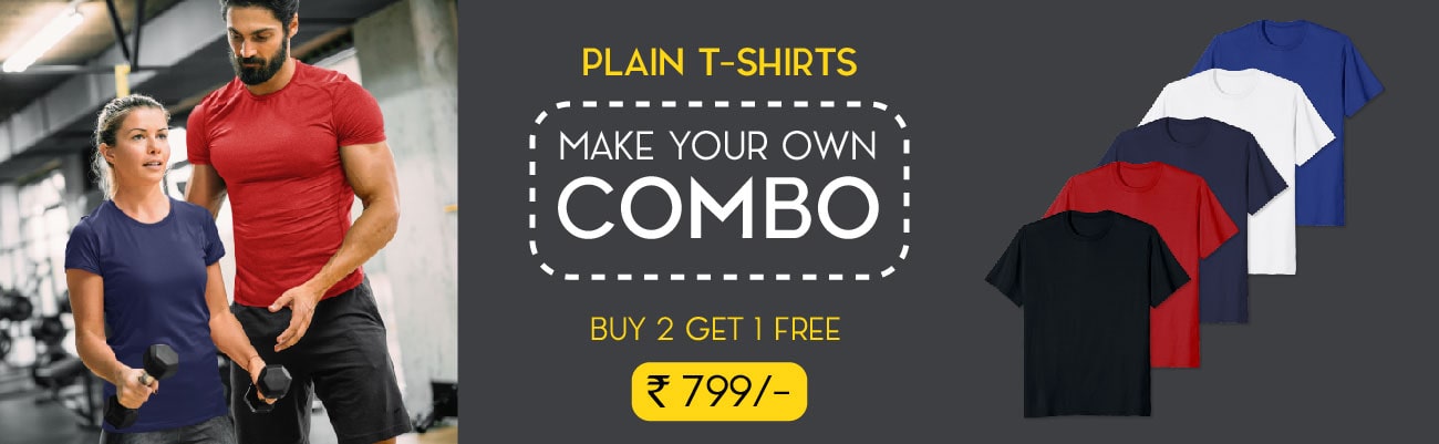 Plain T Shirt Combo Pack Slider Mobile Homepage Image