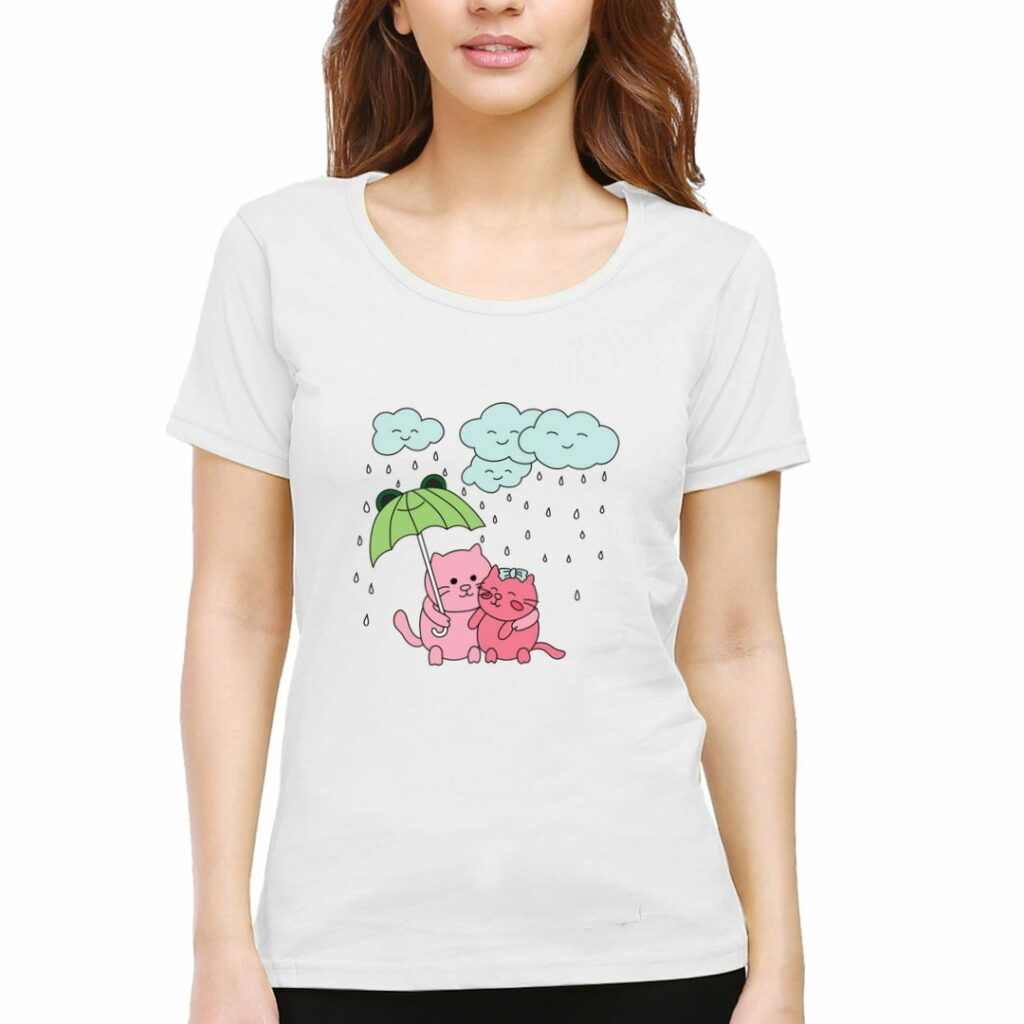 best cat lover tshirts for women available online in india cats dancing in the rain swag swami article