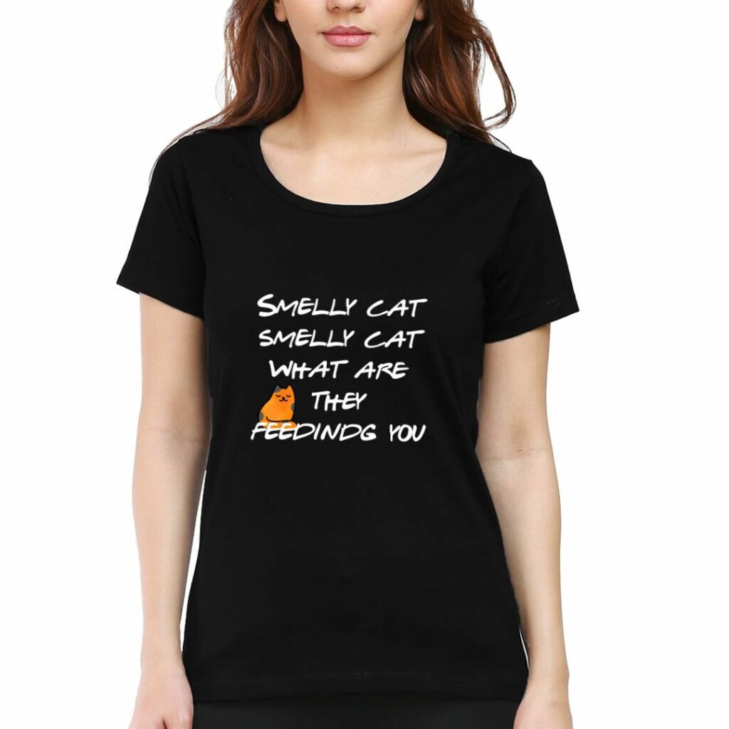 best cat lover tshirts for women available online in india smelly cat 90s nostalgia swag swami article