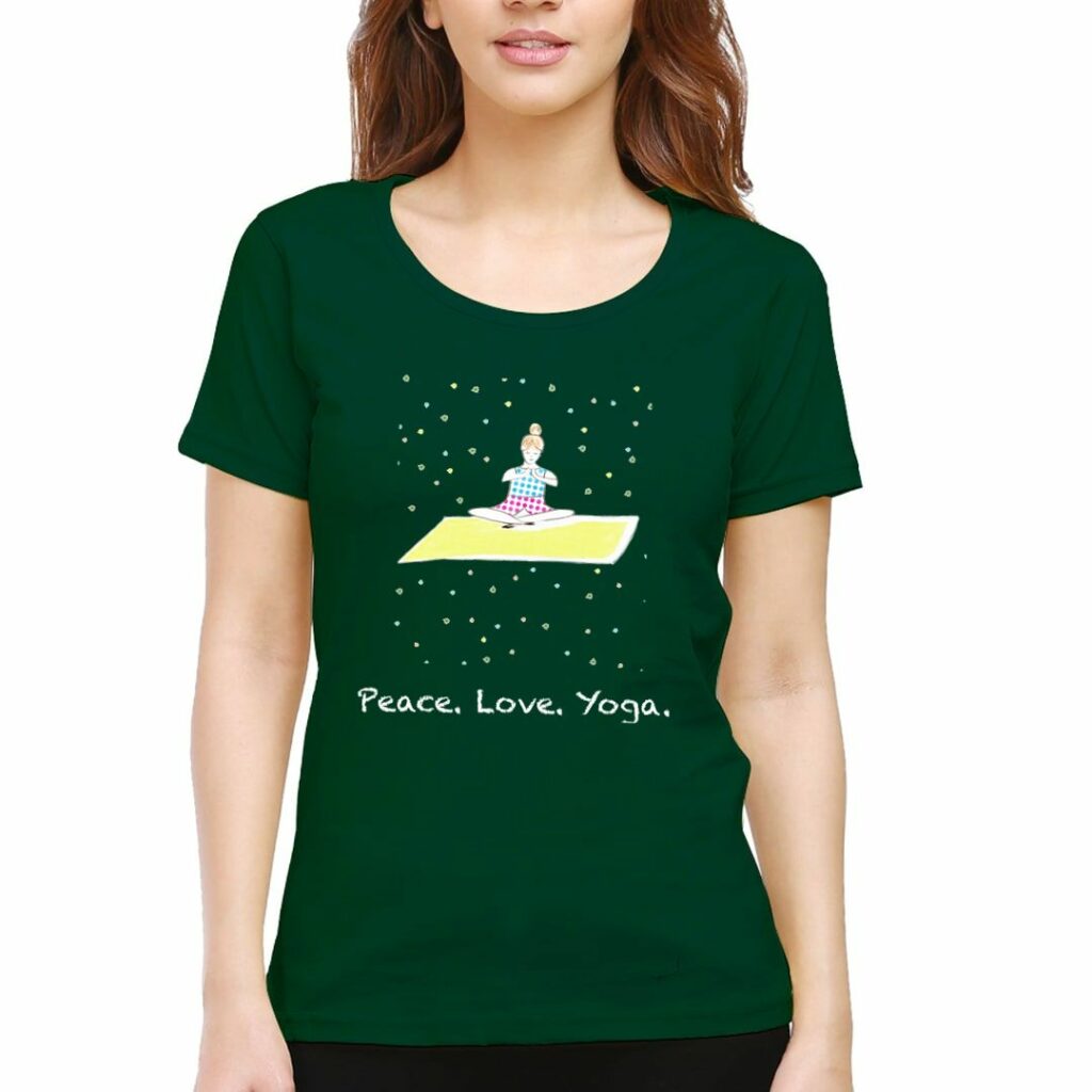 yoga t shirts for women peace love yoga for yoga swag swami article