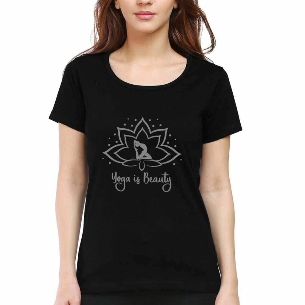 yoga t shirts for women yoga is beauty swag swami article
