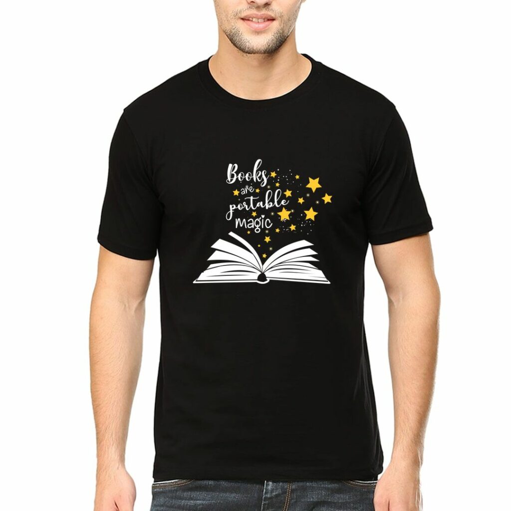 book lover t shirts available online in india book are portable magic swag swami article