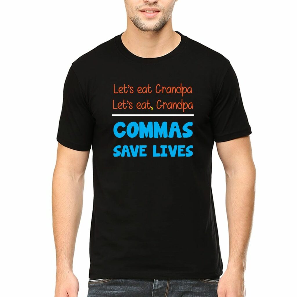book lover t shirts available online in india commas save lives swag swami article