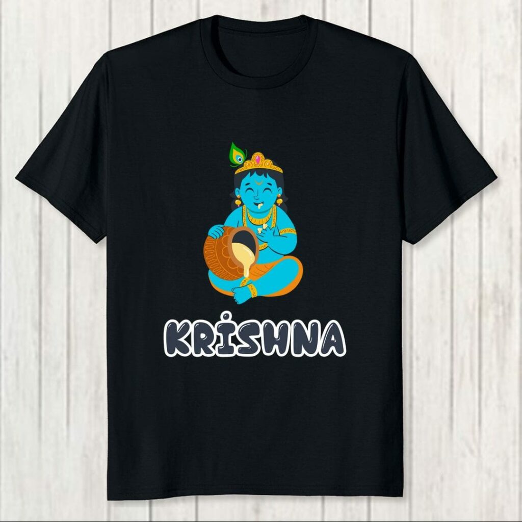best hare krishna spiritual t shirts in india cute little krishna swag swami article