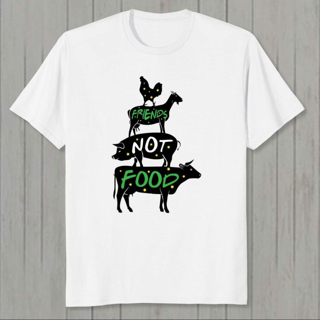 best vegan t shirts in india friends not food swag swami article