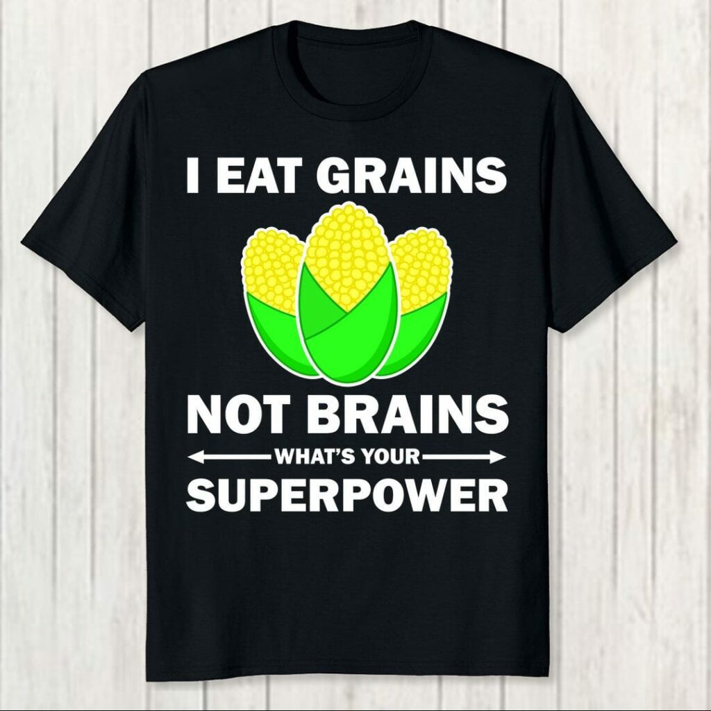 best vegan t shirts in india i eat grains not brains funny quote vegan swag swami article