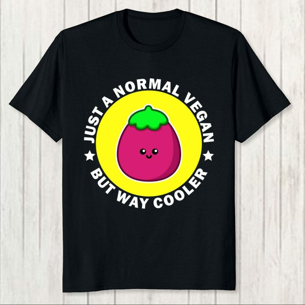 best vegan t shirts in india just a normal vegan but way cooler egg plant swag swami article