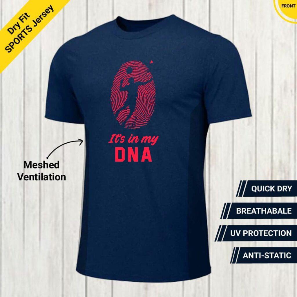 its in my dna badminton dry fit t shirt swag swami 1